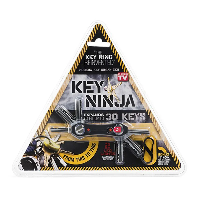 Key Ninja - 3 u 1 praktičan organizer ključeva