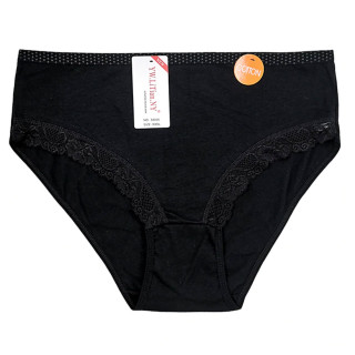 Classic Lace - Plus size ženske gaćice sa čipkom i tačkicama