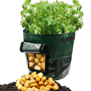 Home Garden - Vrećasta saksija sa otvorom za kućno uzgajanje povrća