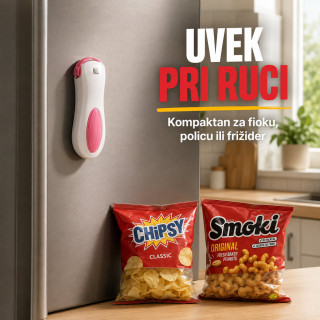 Mini aparat za zatvaranje otvorenih kesa – na baterije