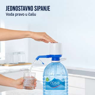 Ručna pumpa za velike flaše i balone za vodu 2,5–10 L