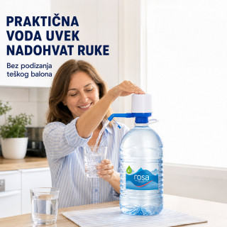 Ručna pumpa za velike flaše i balone za vodu 2,5–10 L