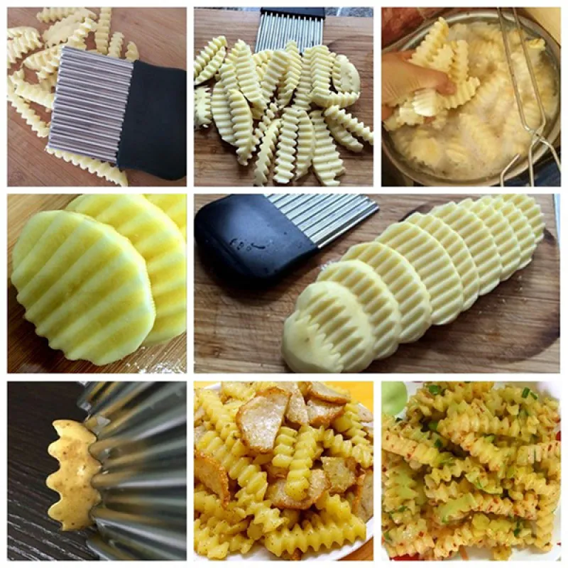 Ribbed Cutter - Savršeni CIK-CAK rezač krompira, sireva i drugog povrća