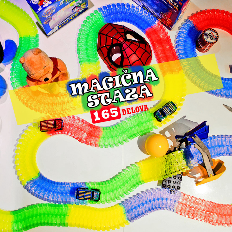 Trkački set MAGIČNA STAZA - 165 delova