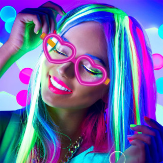 Heart Glow Glasses - svetleće naočare za žurke