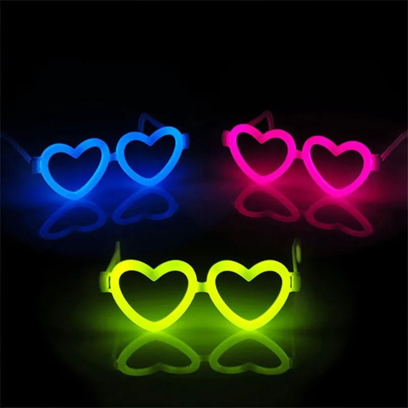Heart Glow Glasses - svetleće naočare za žurke