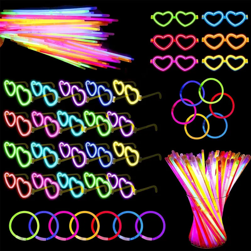 Heart Glow Glasses - svetleće naočare za žurke