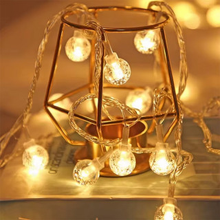 Crystal magic - Svetleći niz kuglica lampica 3m