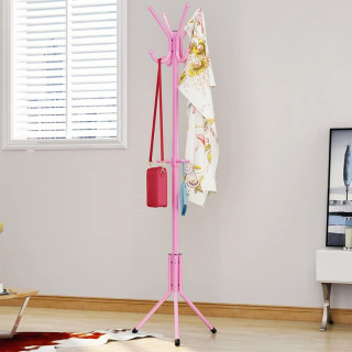 Pink moderni čiviluk sa 9 kuka