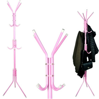 Pink moderni čiviluk sa 9 kuka
