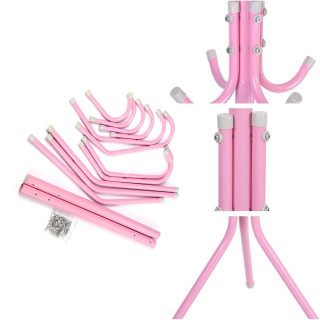 Pink moderni čiviluk sa 9 kuka