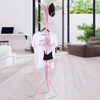 Pink moderni čiviluk sa 9 kuka