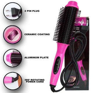 Električna četka za kosu - 2u1 presa i uvijač