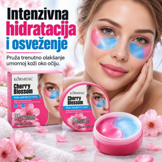 Kormesic Cherry Blossom dvoslojna maska za područje oko očiju – 30 pari