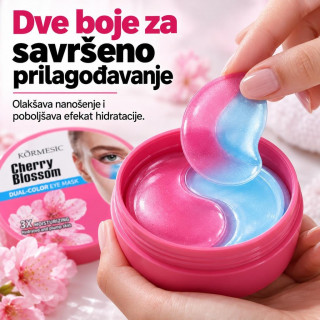 Kormesic Cherry Blossom dvoslojna maska za područje oko očiju – 30 pari