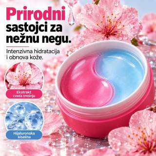 Kormesic Cherry Blossom dvoslojna maska za područje oko očiju – 30 pari