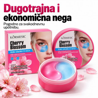Kormesic Cherry Blossom dvoslojna maska za područje oko očiju – 30 pari