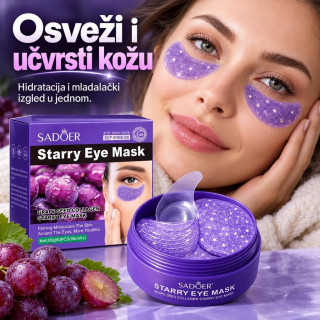 Sadoer Starry Eye Mask – Hidratantne Maska za Oči sa Grape Seed i Kolagenom, 30 Parova