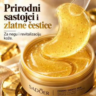 Sadoer 24K Gold Collagen Starry Eye Mask, 30 pari