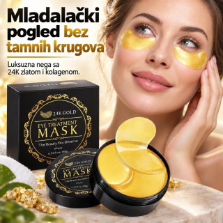 24K Gold Eye Treatment Mask 60pcs - Maska za oči sa zlatom