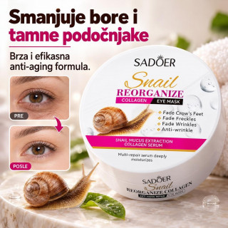 Sadoer Snail Reorganize Collagen Eye Mask 80g