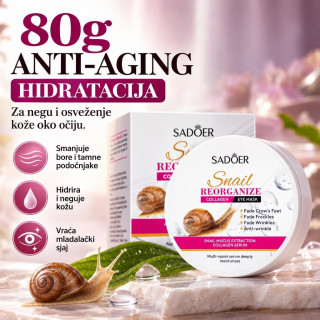 Sadoer Snail Reorganize Collagen Eye Mask 80g
