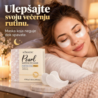 Kormesic Pearl Sleeping Eye Mask - Hidratantne Maska za Podočnjake 30 pari