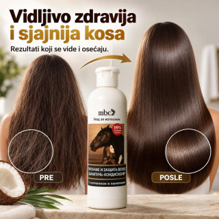 Ruski konjski šampon za kosu sa kokosovom kremom 500ml