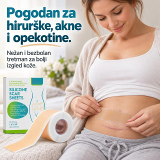 Silikonski flaster za uklanjanje ožiljaka 4cm x 1,5m