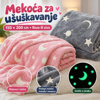 Magično ćebe koje svetli u mraku - Magična toplina i nežni sjaj
