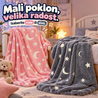 Magično ćebe koje svetli u mraku - Magična toplina i nežni sjaj