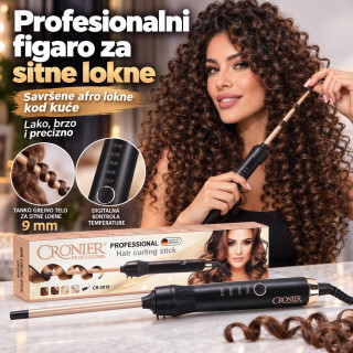CRONIER Figaro za sitne afro lokne 9 mm