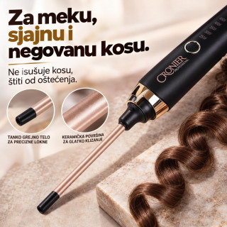 CRONIER Figaro za sitne afro lokne 9 mm