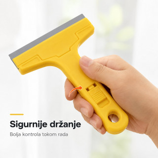 Strugač špatula za nalepnice, lepak i glatke površine