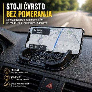Neklizajuća podloga za telefon u autu – bez klizanja i padanja