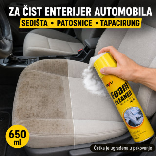 Aktivna pena za dubinsko čišćenje sa ugrađenom četkom – 650 ml