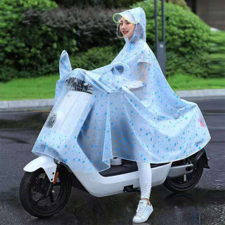 Motorcycle raincoat – Transparentna kabanica za vožnju - big size