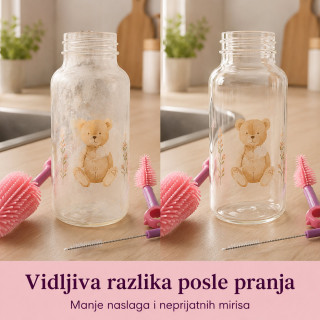 Praktični set za pranje flašica i čaša – za svaki ugao koji sunđer ne može da dohvati