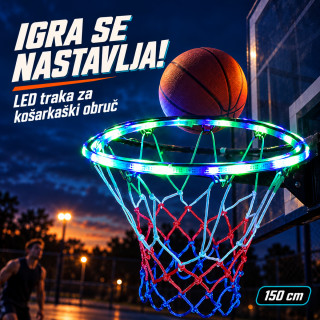 LED svetleća traka za košarkaški obruč