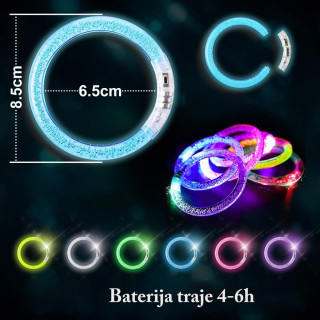 Raznobojna svetleća narukvica