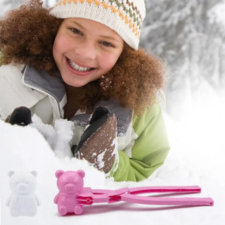 Snow teddy bear - Kalup za pravljenje grudvi oblika mede