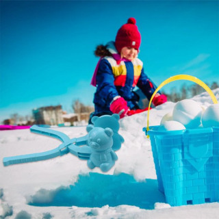 Snow teddy bear - Kalup za pravljenje grudvi oblika mede
