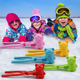 Snow teddy bear - Kalup za pravljenje grudvi oblika mede