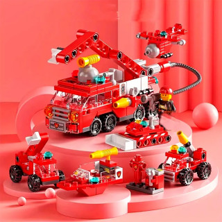 Vatrogasna avantura - 6u1 set sklopivih vozila
