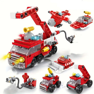 Vatrogasna avantura - 6u1 set sklopivih vozila