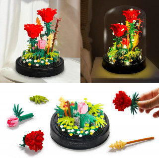 Flower Cube - Buket cveća od kockica sa poklopcem