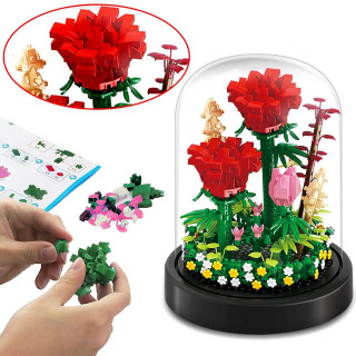 Flower Cube - Buket cveća od kockica sa poklopcem