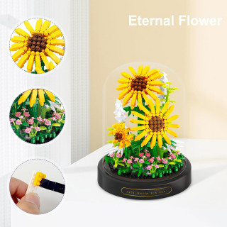 Flower Cube - Buket cveća od kockica sa poklopcem