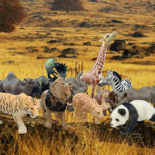 Welcome to the jungle - Set od 12 divljih životinja u poklon kutiji