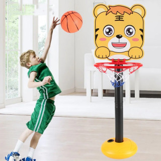 Podesivi koš za male sportiste sa dezenom lavića
